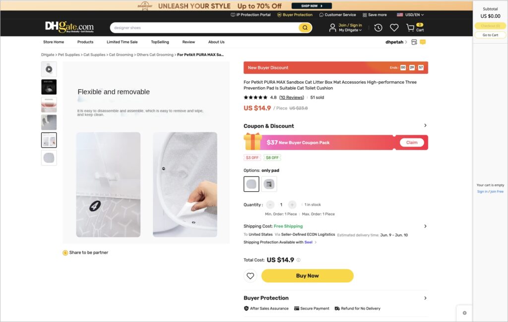 buy in dhgate web